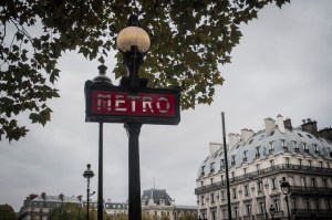 Walking through Place St. Michel