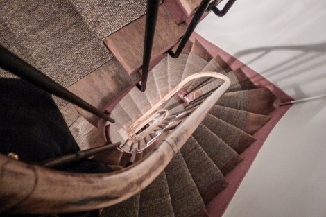 Looking down 8 flights of stairs