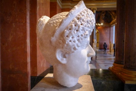 Sculture showing the elaborate hair-braiding styles of the Roman women (1 Tim 2:9)