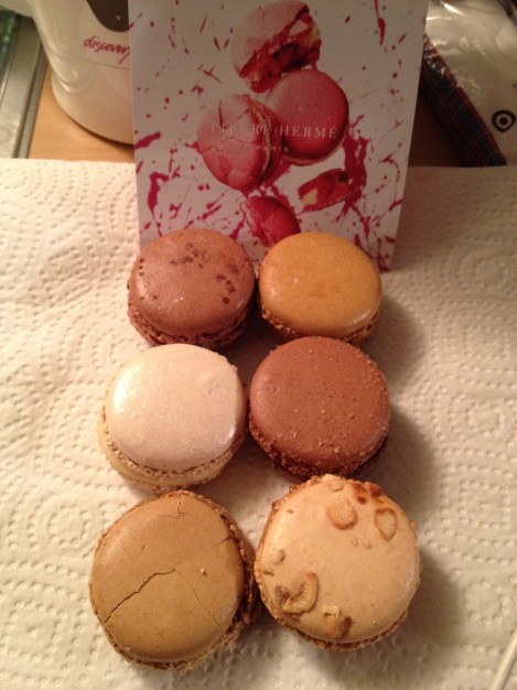 The Macarons of Pierre Hermé (eaten later at our apartment)