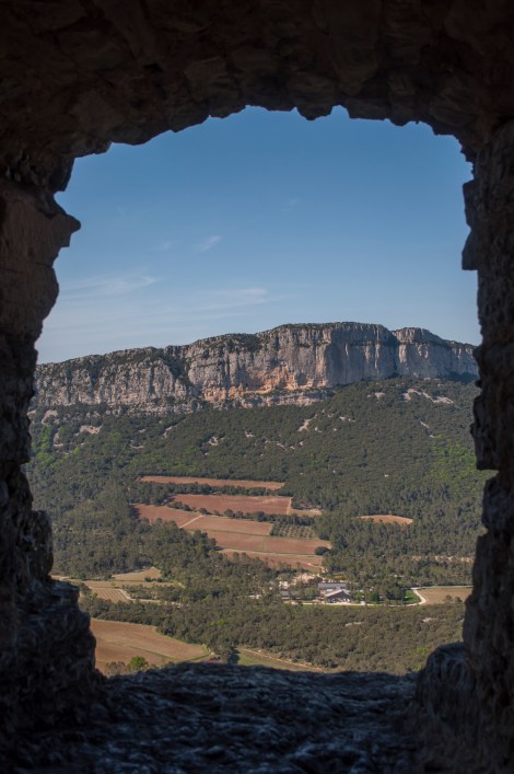 Looking out from Chateau Montferrand