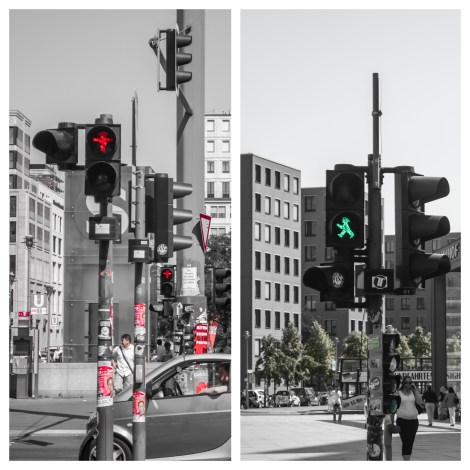 I love the Ampelmann! These distinct pedestrian traffic signals were designed by the East Germans and kept around after the reunification of Germany due to their clear symbols and widespread acceptance