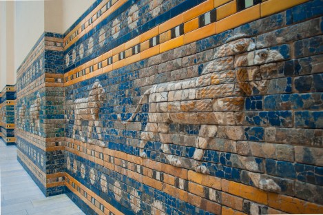 Lions leading the Processional Way to the Ishtar Gate