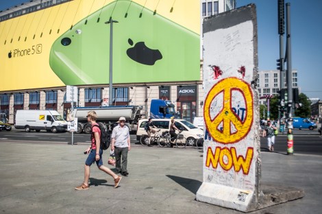 Berlin Wall Remnant and Commercialism