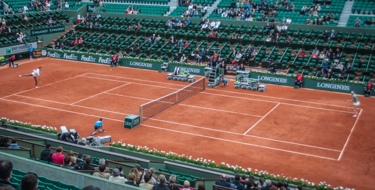 Our first match of the day was watching Venus Williams play 19 year old Anna Schmiedlova