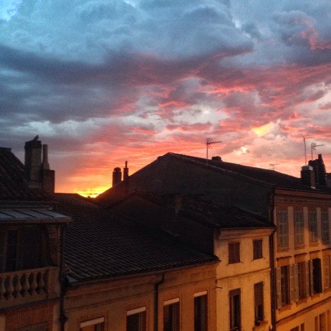 The only good thing about getting up at 6:20am every morning is catching the sunrise...