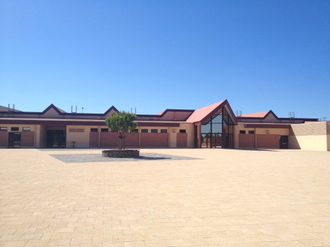 The Assembly Hall at Bressols, where we spent almost every day of our two months