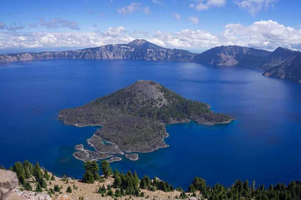Wizard Island in Crater Lake